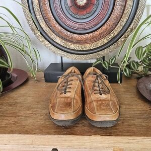 Johnston & Murphy XC4 Sheepskin Lace Up Loafers Men's Sz 9​​